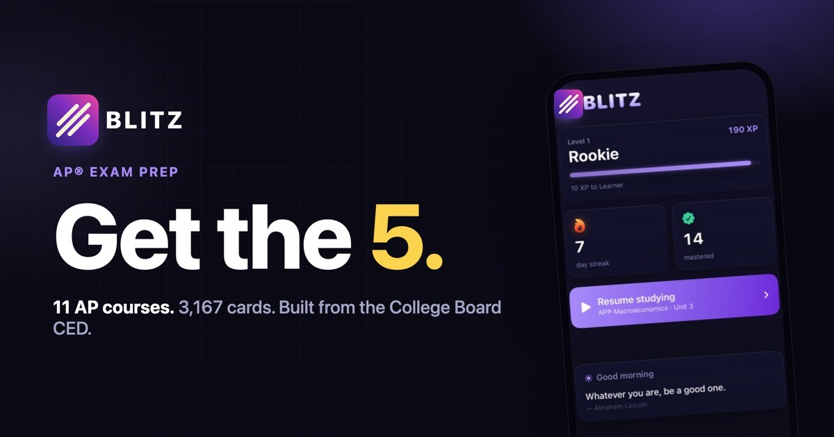Blitz - AP Exam Prep — 官网预览图